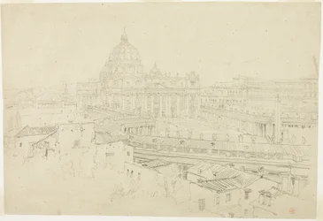 Vista de San Pedro en Roma