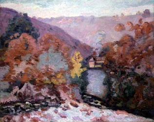 Paisaje en La Creuse, Bretaña, c.1910
