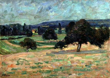 Paisaje en la Île de France, c.1895