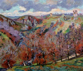Paisaje con ruinas, 1897