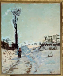 Camino hueco, efecto de nieve