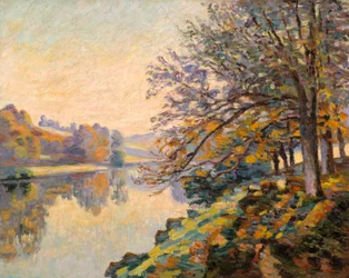 Riverbank, Autumn, c.1910 (óleo sobre lienzo)