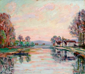 El Sena en Samois, c.1900