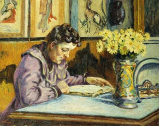 Mujer leyendo, c.1895