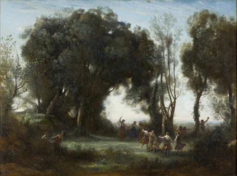 Una mañana. La danza de las ninfas, 1850