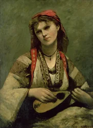 Christine Nilson (1843-1921) o La bohemia con una mandolina