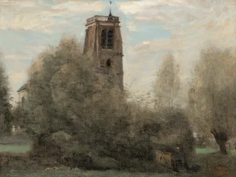 Crécy-en-Brie, campanario del pueblo (Clocher de Saint Georges)