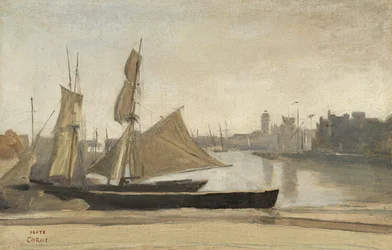 Dunkerque, barcos de pesca amarrados al muelle