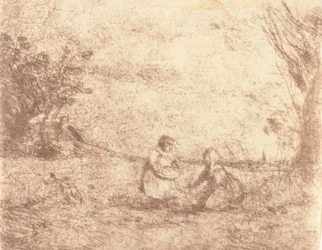 Niños de la granja, 1853