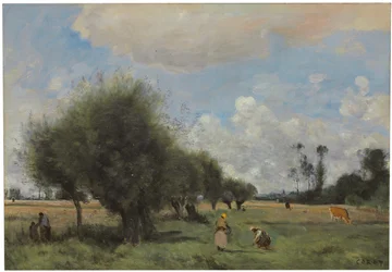 Campos cerca de Étampes, c.1855-60