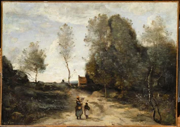 La route, La carretera (pintura sobre lienzo)
