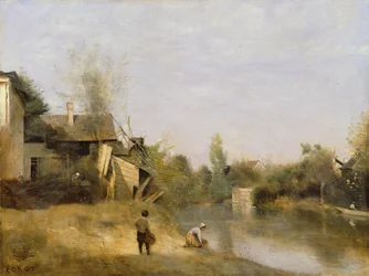 Ribera en Mery sur Seine, Aube, c.1870