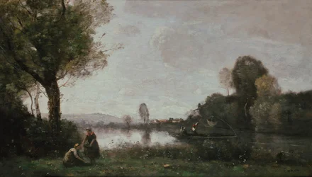 Paisaje del Sena cerca de Chatou