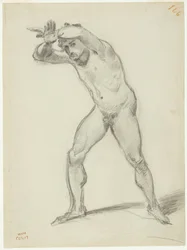 Desnudo masculino de pie