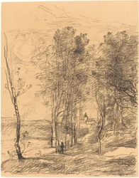 La torre del campanario de St. Nicolas-Lez-Arras, 1871