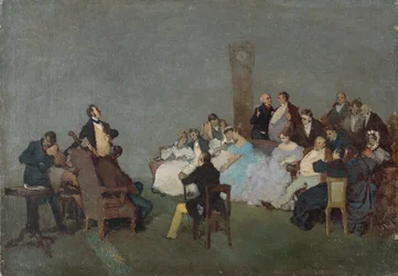 El concierto, c.1830-40 (óleo sobre lienzo)