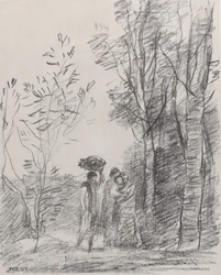 El encuentro en el bosque, 1871