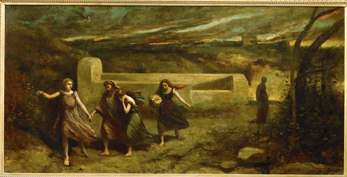 La destrucción de Sodoma (óleo sobre lienzo)