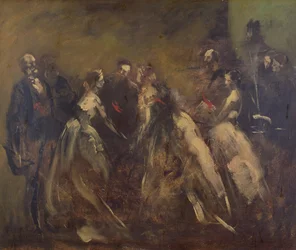 Recepción en el Palacio de las Tullerías durante el Segundo Imperio