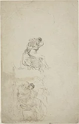 Dos parejas abrazadas sentadas