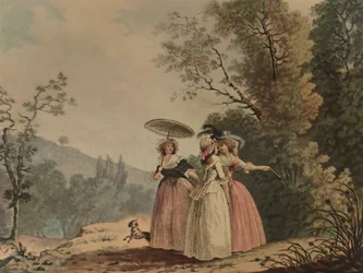 La Graces Parisiennes Au Bois De Vincennes, 1790, 1913
