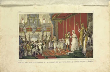 El matrimonio de Amélie de Leuchtenberg y el emperador Pedro I de Brasil