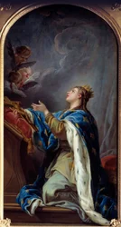 Santa Juana de Francia (óleo sobre lienzo)