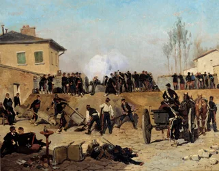Sitio de París: combate en Villejuif el 19/09/1870