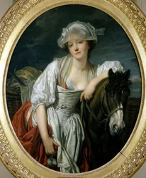 La lechera. Siglo XVIII. París, Museo del Louvre