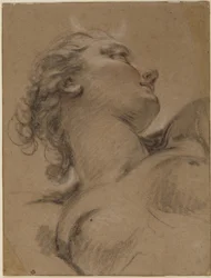 Atribuido a Jean-Baptiste Deshays - Cabeza y torso superior de Diana, x1983-3