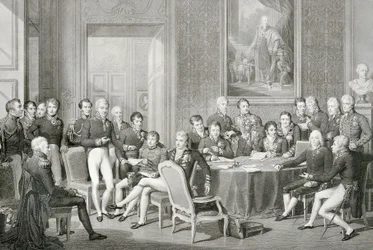 Participantes en el Congreso de Viena de 1814-1815