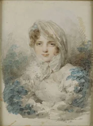 Retrato de Ekaterina Pavlovna Bagration 1783-1857, nacida Skavronska