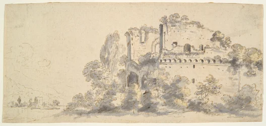 paisaje italiano con ruinas