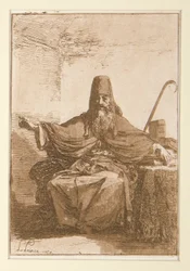 Un sacerdote ruso (1965.9.36) y Cabeza de hombre (1977.147.3)