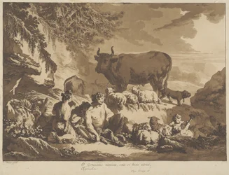Oh, cuán extremadamente felices podrían ser los agricultores, 1768