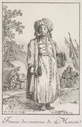 Mujer de los suburbios de Moscú, 1768