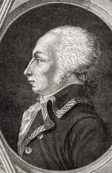 François Christophe Kellermann, grabado por Pannemaker-Ligny, de 