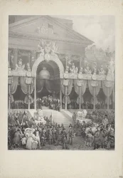 Entronización de Leopoldo I como rey de los belgas, 1831
