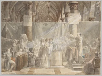 Un bautizo en la Francia revolucionaria