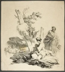 Sagrada Familia con ángeles