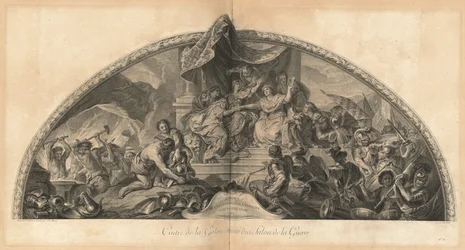 Alianza de Alemania y España con Holanda 1672, Centro de la Galería junto al Salón de la Guerra [pl. 31]