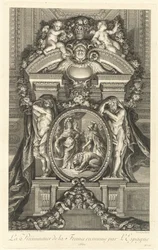 La preeminencia de Francia reconocida por España 1662 [pl. 17]