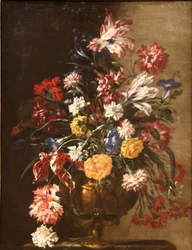 Flores en un jarrón.