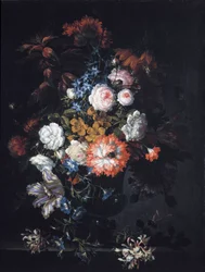 Naturaleza muerta con flores
