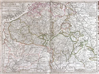 Mapa de Bélgica