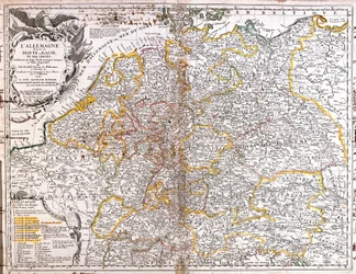 Mapa de Alemania (1703)