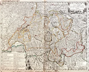 Mapa de Suiza