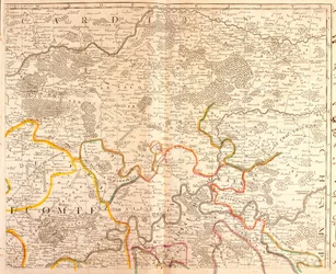 Mapa del Noreste de Île-de-France