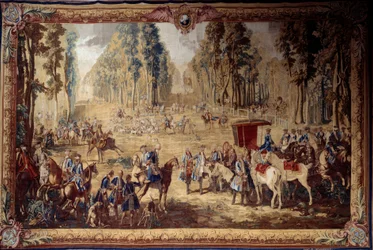 Caza de Luis XVI: el encuentro en el cruce del pozo del Rey en el bosque de Compiègne