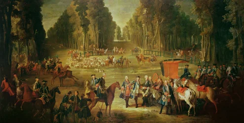 Reunión para la caza de Puits-du-Roi en Compiègne